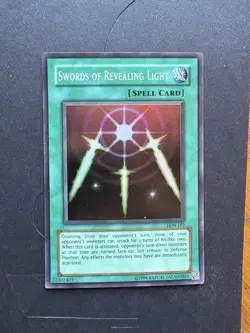 Yugioh Swords of Revealing Light LOB-101 Super Rare LP - Image 1