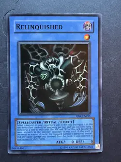 Relinquished DB1-EN015 Dark Beginning 1 Unlimited NM Super Rare Yugioh - Image 1