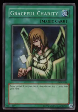 Graceful Charity SDP-040 Super Rare Starter Deck: Pegasus Unlimited Yu-Gi-Oh - Image 1