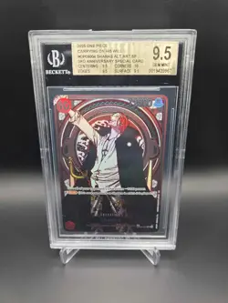 BGS 9.5 OP09-004 Shanks OP13 Silver SP 3rd Anniversary One Piece English - Image 1