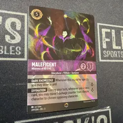 Disney Lorcana Maleficent (Enchanted) 209/204 Into the Inklands - Image 2