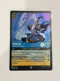 Disney Lorcana Shimmering Skies - Merlin #159/204 Legendary Cold Foil (2) - Image 3