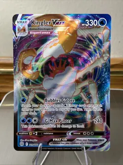🔥 Kingler VMAX #029/172 Ultra Rare NM/M | Brilliant Stars - 2022 Pokemon Card - Image 1
