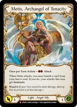 Flesh and Blood FAB Figment of Tenacity / Metis, Archangel of Tenacity NM - Image 1