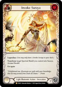 Flesh and Blood FAB Invoke Suraya / Suraya, Archangel of Knowledge NM - Image 1