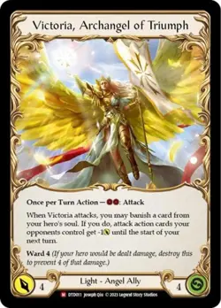 Flesh and Blood FAB Figment of Triumph / Victoria, Archangel of Triumph NM - Image 1