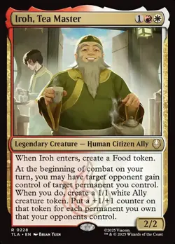 MTG Iroh, Tea Master Avatar: The Last Airbender 0228 Regular Rare - Image 1