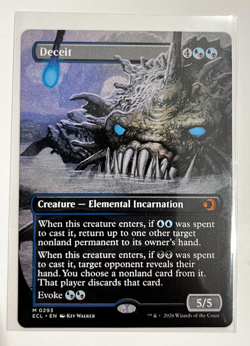 MTG - Lorwyn Eclipsed - Deceit Borderless - Mythic 0293 - Image 1