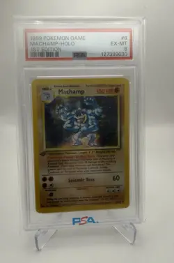1999 Pokemon Game Machamp-Holo 1st Edition - Image 1