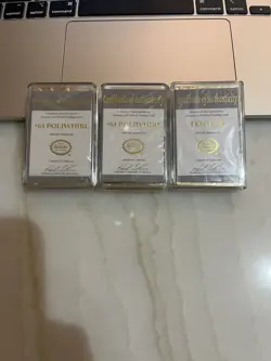 Lot of 4! - 1999 Pokemon Burger King 23K Gold Plated Pokemon Cards - Image 2