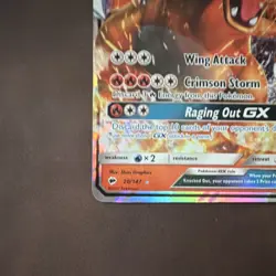 Pokemon TCG Charizard GX 20/147 SM-Burning Shadows Full Art Ultra Rare Holo GX - Image 3