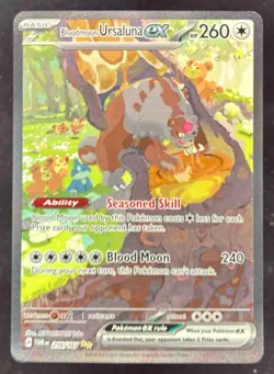 2024 Pokemon SV Twilight Masquerade - TWM EN #216/167 Bloodmoon Ursaluna ex - Image 1