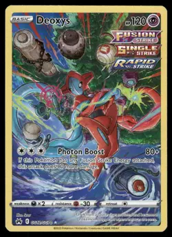 Pokemon Cards Deoxys GG12/GG70 Crown Zenith Galarian Gallery Holo NM - Image 1