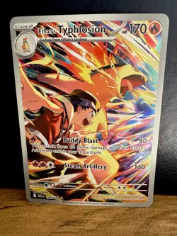 Pokemon TCG Ethan's Typhlosion Destined Rivals Illustration Rare 190/182 NM #190 - Image 1