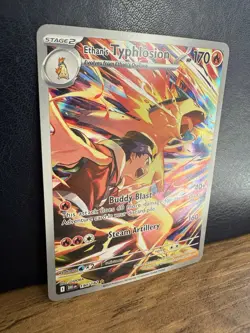 Pokemon TCG Ethan's Typhlosion Destined Rivals Illustration Rare 190/182 NM #190 - Image 2