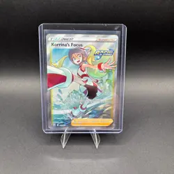 Korrinas Focus Pokemon Battle Styles 160/163 Ultra Rare Full Art Holo SWSH NM - Image 1