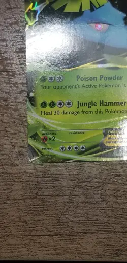 Venusaur EX XY28 - Pokemon TCG XY Promo Black Star Promos Ultra Rare Holo LP/MP - Image 5