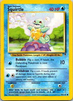 Squirtle Common Legendary Collection 095/110 MP Pokemon TCG - Image 1