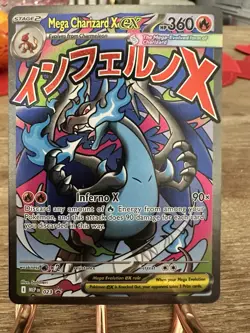 Mega Charizard X Ex 023 Me: Mega Evolution Promo Full Art Holo Pokemon TCG - Image 2