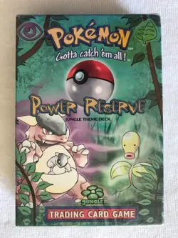 1999 Pokemon Jungle POWER RESERVE Theme Deck - Factory Sealed - Image 1