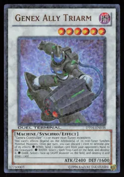 Genex Ally Triarm DT04-EN038 Duel Terminal 4 Yu-Gi-Oh - Image 1