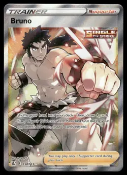 Pokemon Cards Bruno 158/163 Battle Styles Rare Ultra NM - Image 1