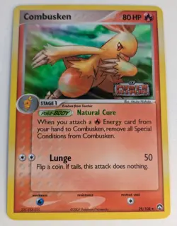 Pokemon TCG Card Combusken 29/108 Power Keepers Reverse Holo stamped LP - Image 1