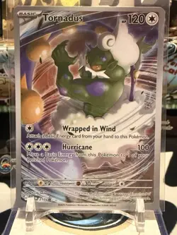 Pokemon Tornadus 210 Black Star SV Scarlet Violet Promo Card Rare ETB CS - Image 1