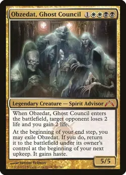 Obzedat, Ghost Council Magic The Gathering Mtg Gatecrash Mythic Card - Image 1