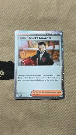 Team Rocket's Giovanni (Cosmos Holo) 174/182 Miscellaneous Cards & Products Holo - Image 1