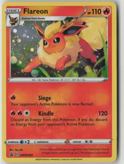 SWSH: Sword & Shield Promo Cards #SWSH041 Flareon - Image 1