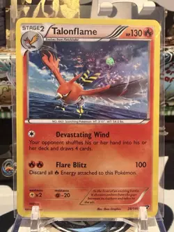 Talonflame 28/146 XY Flashfire Holo Rare Pokemon Card - Image 1