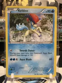 Keldeo BW60 Promo Holo Rare Black & White Pokemon Trading Card Game - Image 1