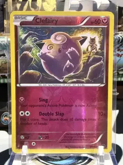 Clefairy 81/122 Reverse Holo Pokemon Card XY Breakpoint PTCG NM - Image 1