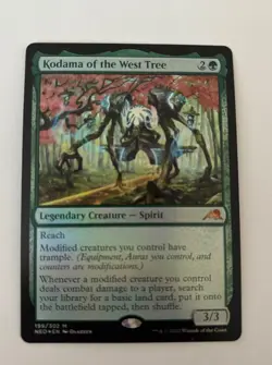 Kodama of the West Tree Kamigawa: Neon Dynasty Foil MTG Card NM Condition - Image 1