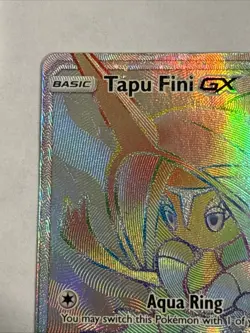 Pokemon TCG Tapu Fini GX Holo Card Burning Shadows 152/147 Secret Rare LP - Image 2