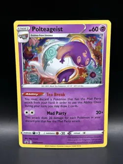 Polteageist SWSH081 - Pokemon Sword & Shield Black Star Promo Card - MP - Image 1