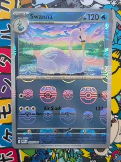 Swanna White Flare Master Ball Holo 026/086 Pokemon Card - Image 1