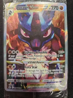 Pokemon Lucario VSTAR Promo Holo Card SWSH291 Sword & Shield Set 270 HP - Image 1
