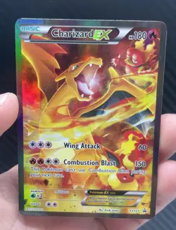 Pokemon TCG Charizard EX Black Star Full Art Holo Promo Card #XY121 - Image 1