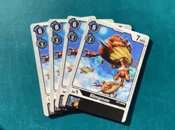Blimpmon BT4-069 Playset Great Legend Digimon Card Game x4 - Image 1