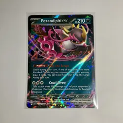 Fezandipiti ex 38/64 Ultra Rare Shrouded Fable NM Pokemon TCG Card - Image 1