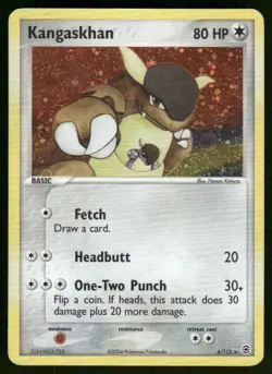 Pokemon Cards Kangaskhan 6/112 FireRed & LeafGreen Holo Rare LP - Image 1