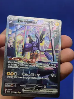 Pokemon Scarlet & Violet Base Set Miraidon ex 244/198 Special Illustration Rare - Image 2