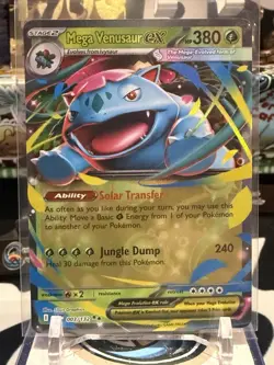 Mega Venusaur ex 003/132 Double Rare Mega Evolution - Pokemon TCG - Near Mint NM - Image 1