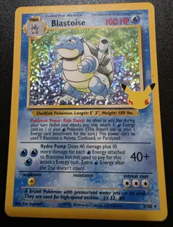 Blastoise 2/102 Holo Celebrations Classic Collection Pokemon a - Image 1