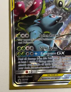 Pokemon TCG - Celebi & Venusaur GX Tag Team SM167 Black Star Promo Sun & Moon - Image 5