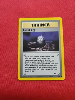Pokemon: Fossil Egg Trainer #72/75 Neo Discovery 2001 Non-holo - NM - T150 - Image 1