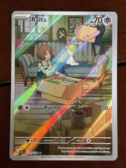 Pokemon Scarlet & Violet Ralts 211/198 Illustration Rare Holo - Image 1