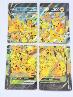 Pikachu V-Union Pokemon TCG - SWSH 139 140 141 142 Black Star Promo - Image 1